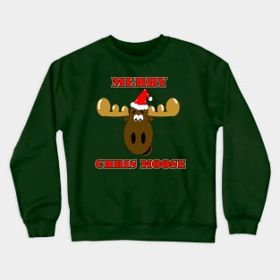 Merry Chris Moose Crewneck Sweatshirt